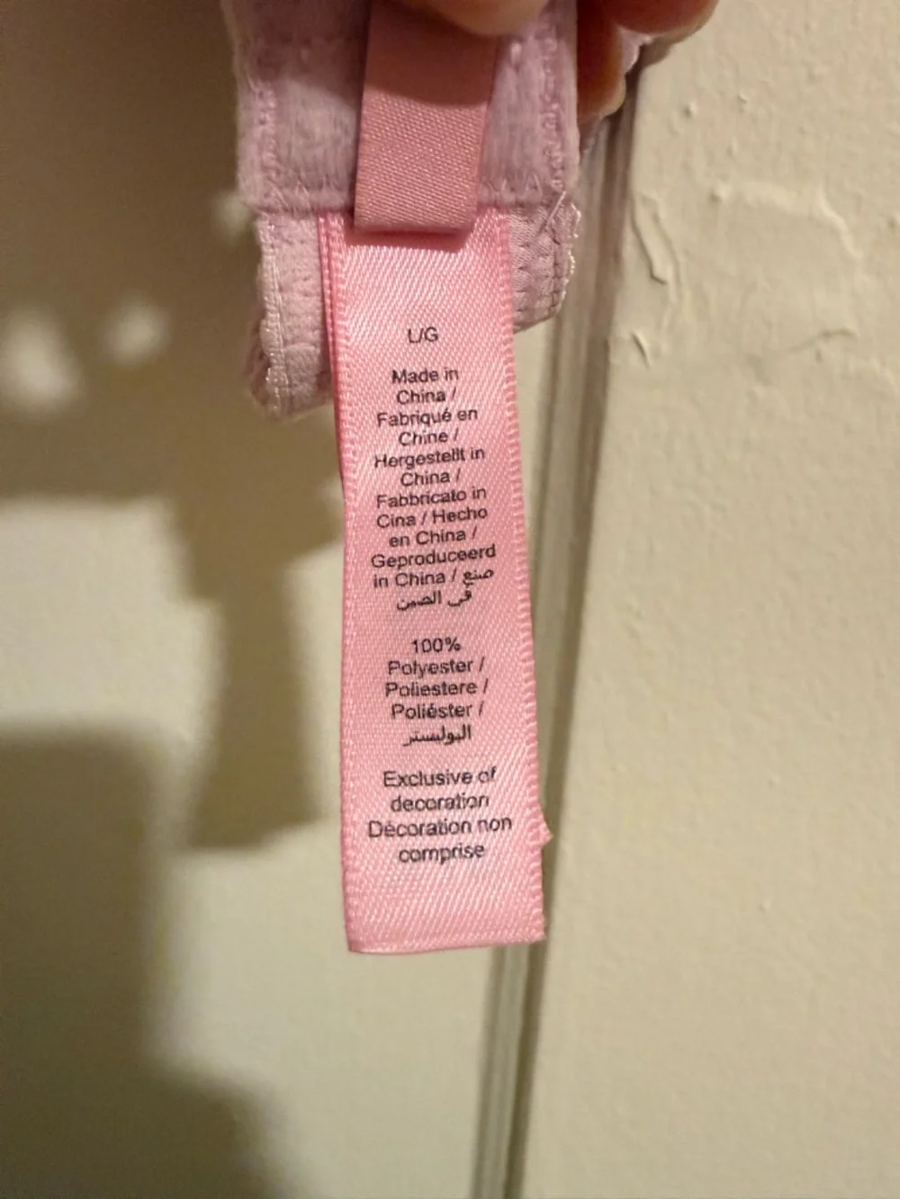 SKIMS Satin Triangle Bralette in Light Pink - Picture 3 of 3